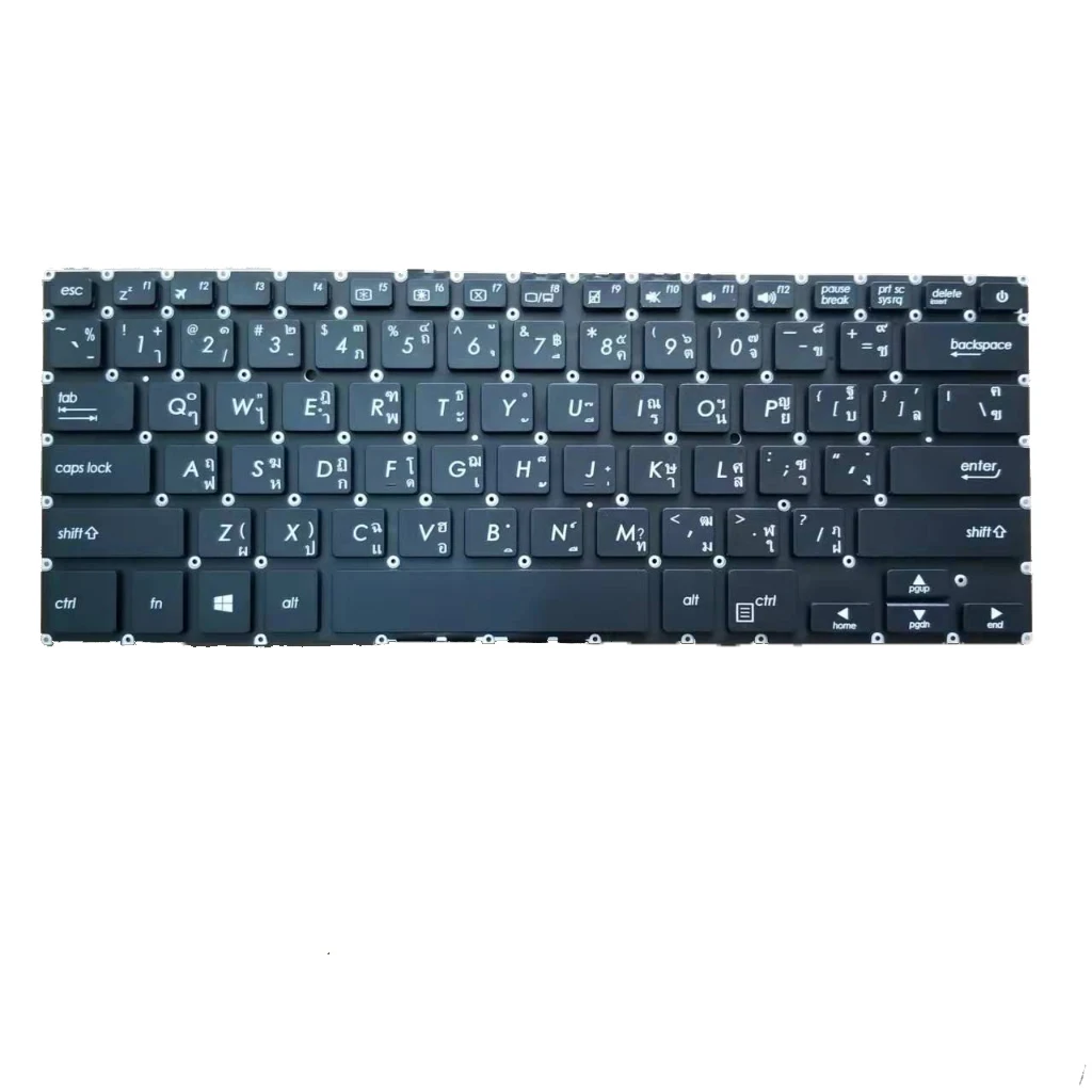 New TI Thai Keyboard For Asus X411 X411u X411uq X411sc X411uv X411ua X411un X411uf  Black Without Frame