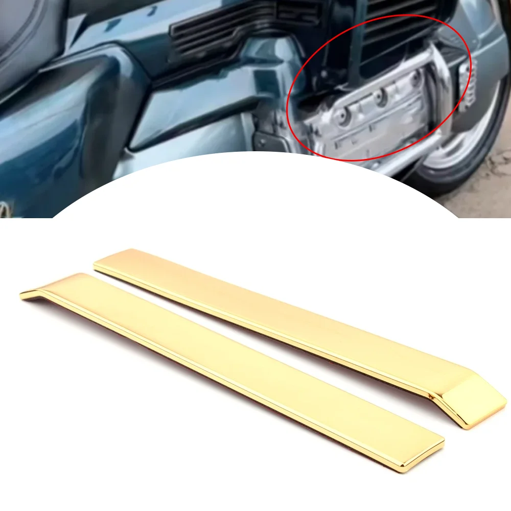 

Engine Guard Frame Cover Protector Chrome Fairing Side Moulding Trim For Honda Goldwing GL1500 GL 1500 1988-1990