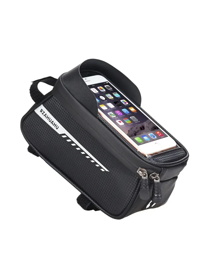 AliExpress NONE Waterproof Bike Front Frame Bag for Bike & Mountain Bicycle, TPU Touch Screen Phone Pocket, Large Storage Bag Fits 6.5'' Phone