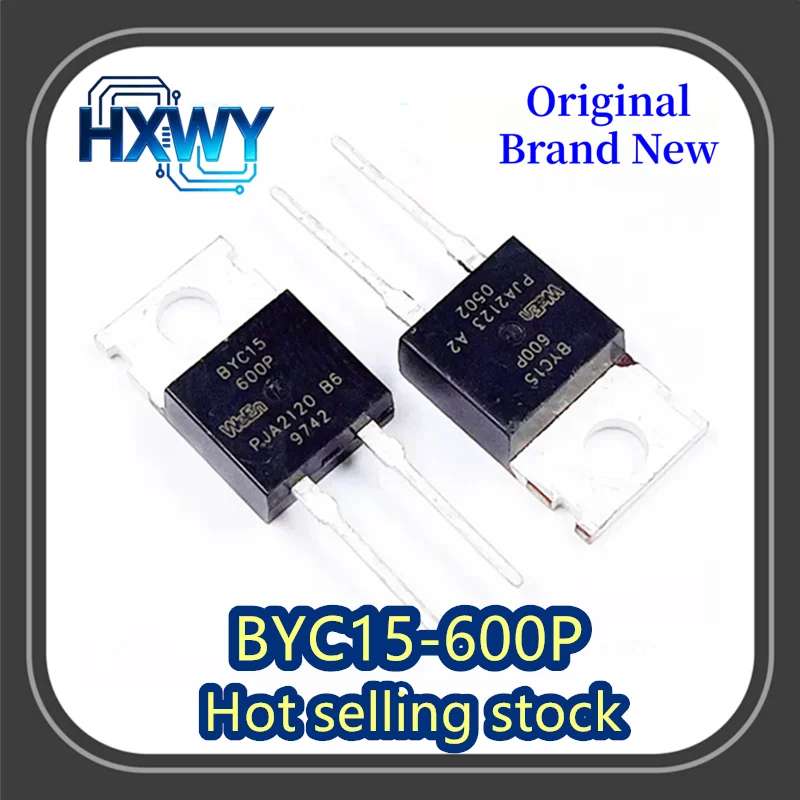 

(10/50 pieces) BYC15-600P 15-600P BYC15-600 Through-hole TO220 Diode Brand New Original