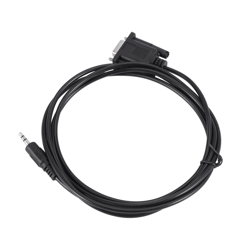 DB9 9 9 دبوس VGA أنثى كابل ، DB 9 أنثى إلى TRS 3.5 مللي متر ، 1 في ، 8in ، TRS ستيريو ذكر المسلسل كابل البيانات ، 6 أقدام