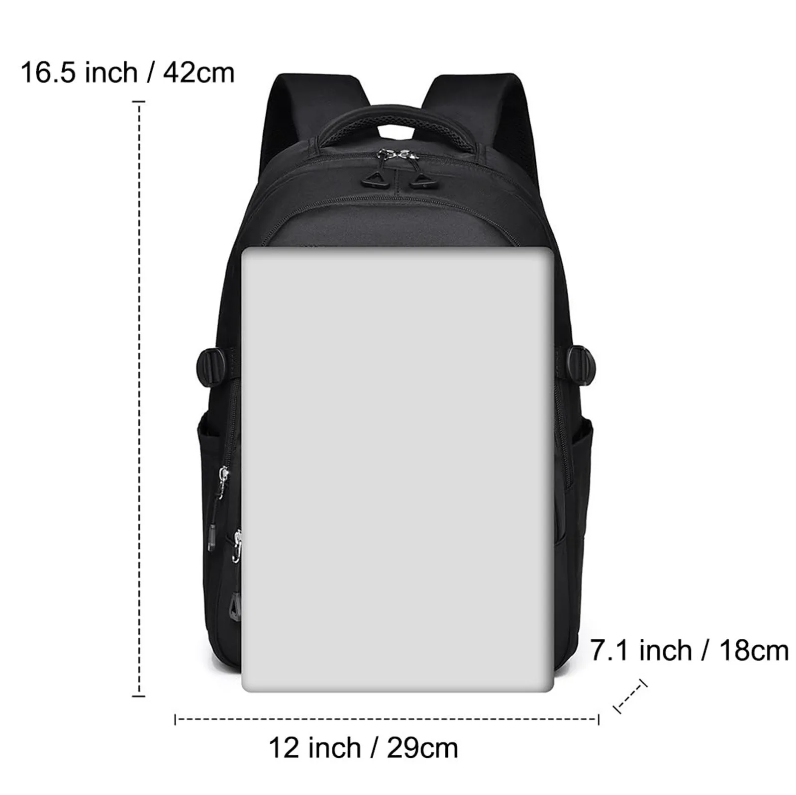 New Laptop Backpack ,College School Travel Casual Daypack Bookbag,Work Shopping Bag Lightweight For Student Fits 15.6Inch Laptop