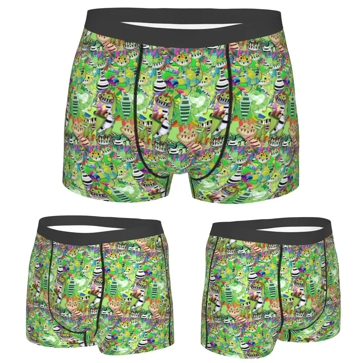 

Boxer Underpants Shorts Doey Doughman Horror Pianosaurus Panties Men Soft Underwear for Homme Man Boyfriend Gifts