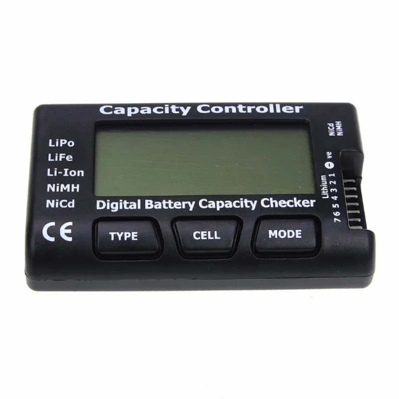 7 Digital Lipo Battery Capacity Checker Meter Tester for NiMH Nicd Life LiPo Li-ion Battery
