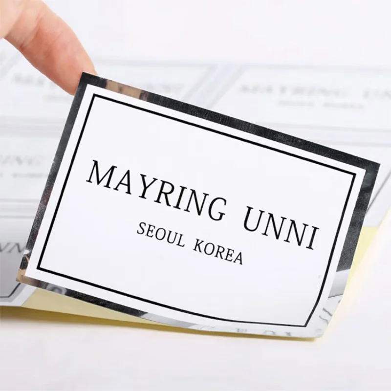 custom.Waterproof Self-adhesive Sticker Custom High Quality Vinyl Label Sticker Printing Die Cut Sticker Business