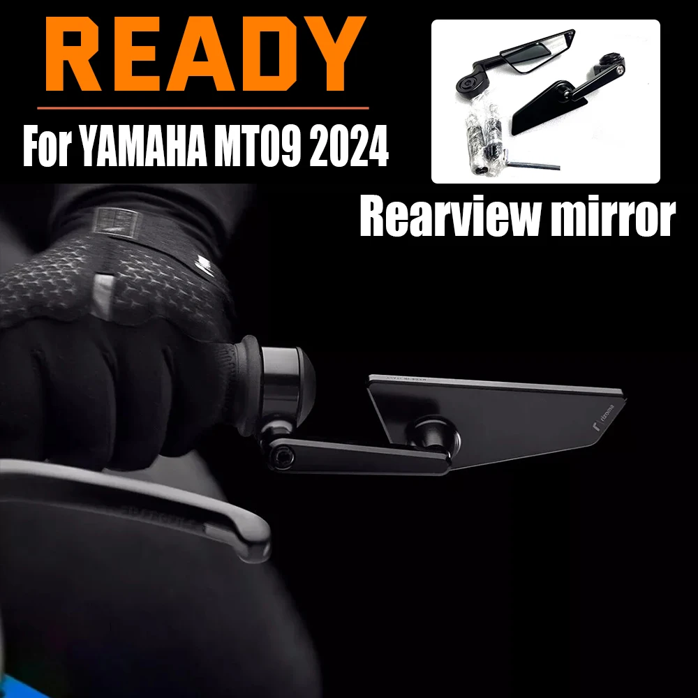 

Motorcycle Rearview mirror For YAMAHA MT09 2024 Bar-End Mirror Handlebar End Side mirrors MT-09 SP Aluminum CNC Accessories