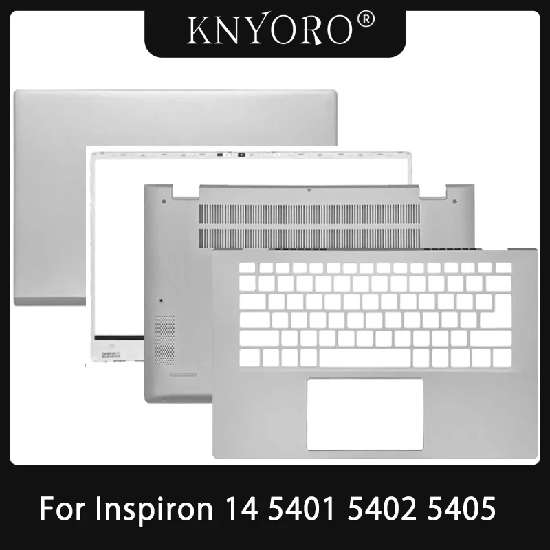 

Новый корпус для ноутбука Inspiron 14 5401 5402 5405: задняя крышка ЖК-экрана, передняя рамка, подставка для рук, нижний корпус, серебристый металл