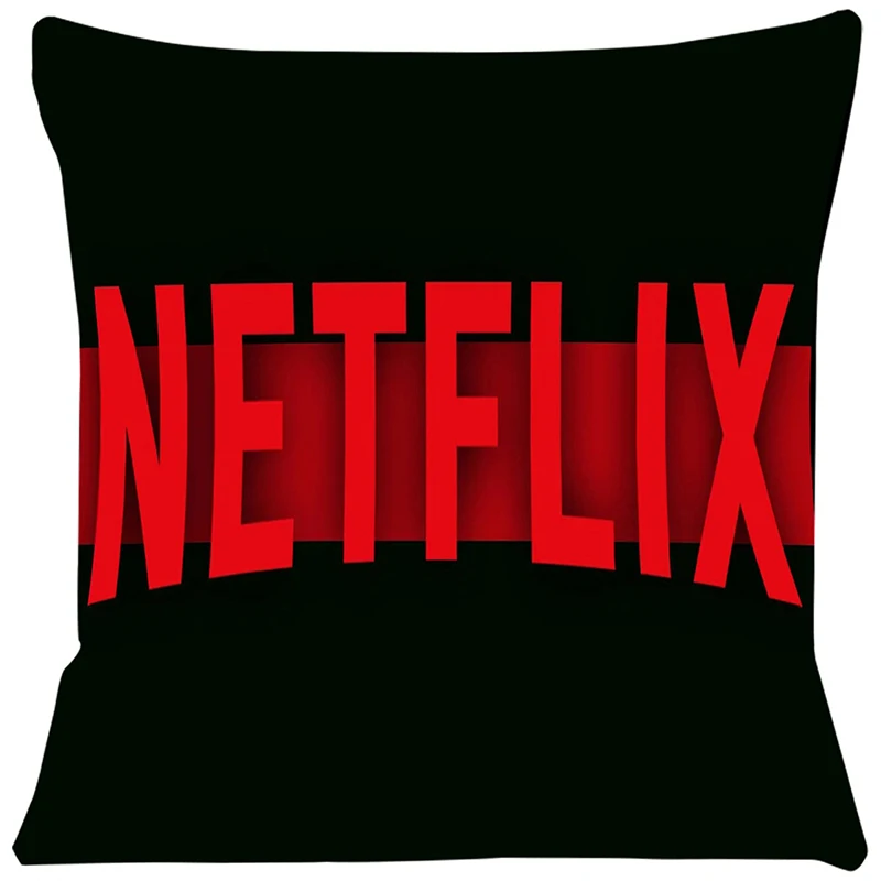 Netflix Pillow Case Home Decorative Gift Sofa Car Super soft Cushions 45x45cm Square Pillowcase Chair Pillow Cove 109