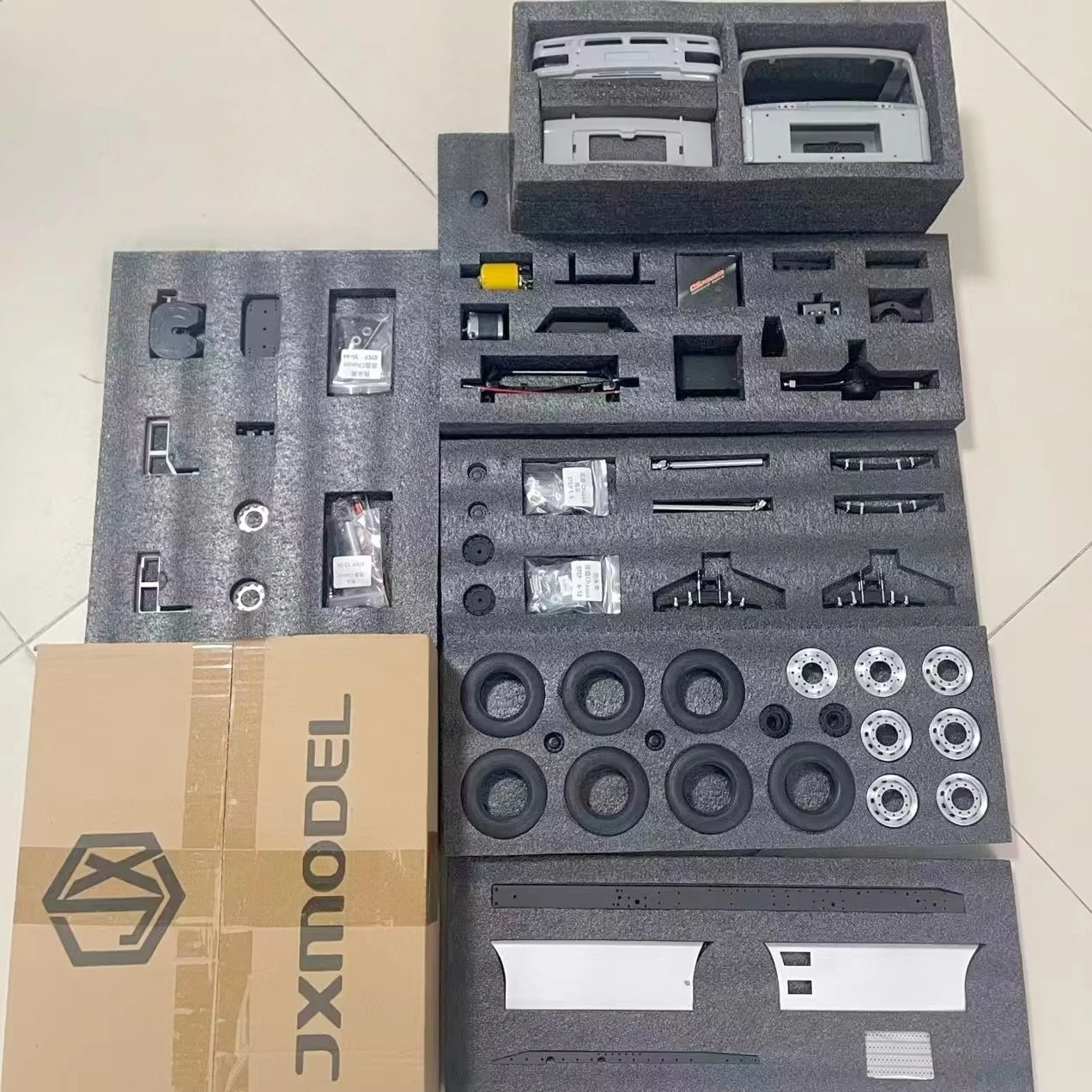 

4X2 комплект тягача, версия металлической кабины F2000 с неокрашенной для 1/14 Tamiya RC Man, прицеп, самосвал, версия, детали игрушечной модели