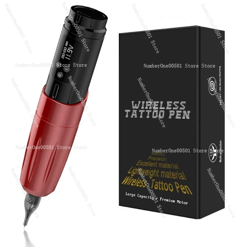 

Набор тату-машин, полный набор встроенной аккумуляторной ручки для татуировки с ЖК-экраном