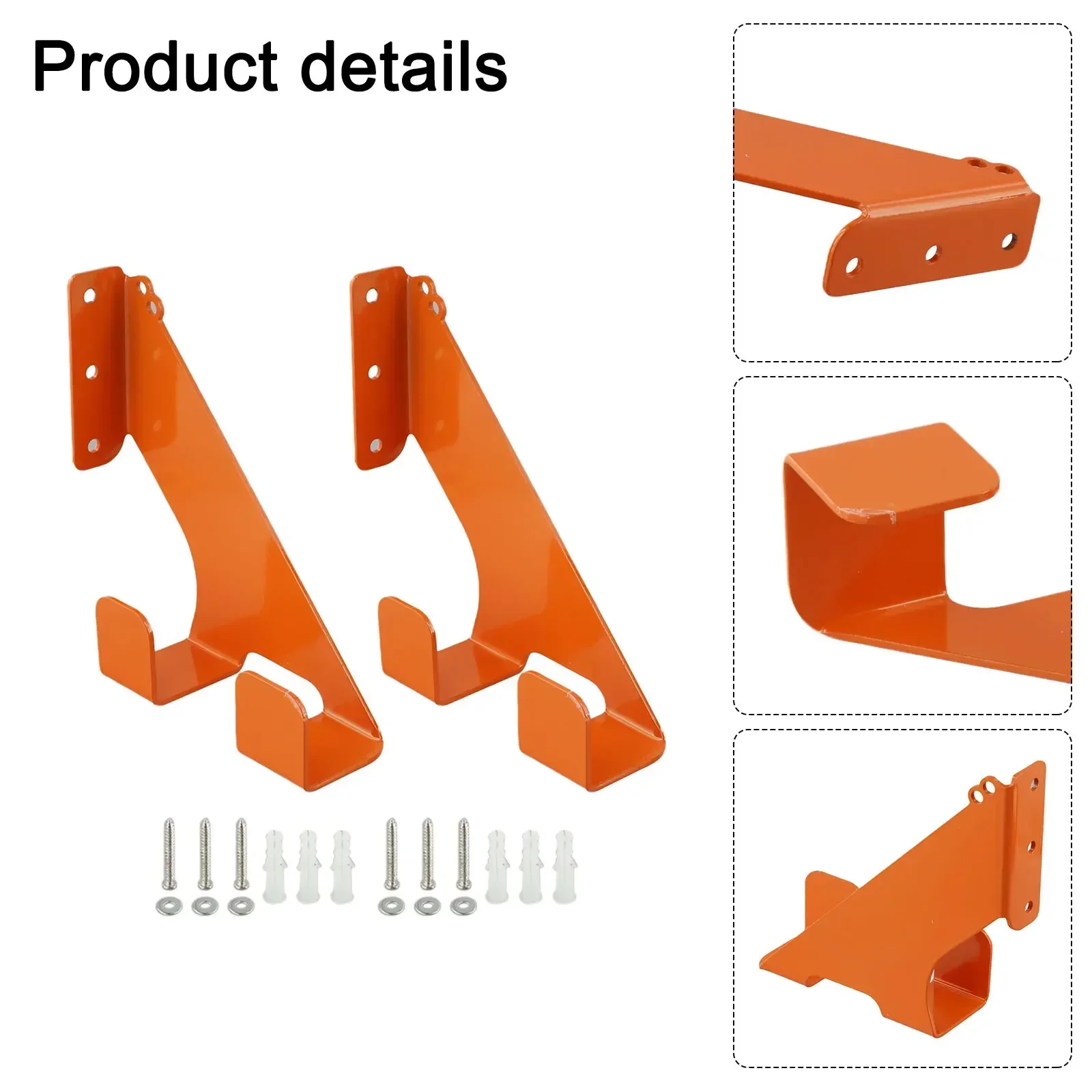 

Сверхмощный стальной органайзер для гаража, аккуратный гараж, организованное рабочее место, регулируемый крючок, покрытие для предотвращения ржавчины, поддерживает 150 фунтов