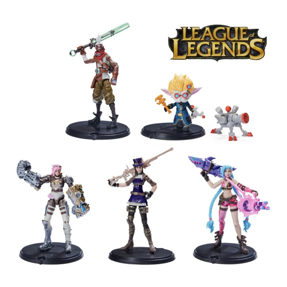 League Of Legends The Champion Collection Jinx Darius Yasuo Thresh Zed Classic Games Action Figure Die Cast True Metal Weaponry