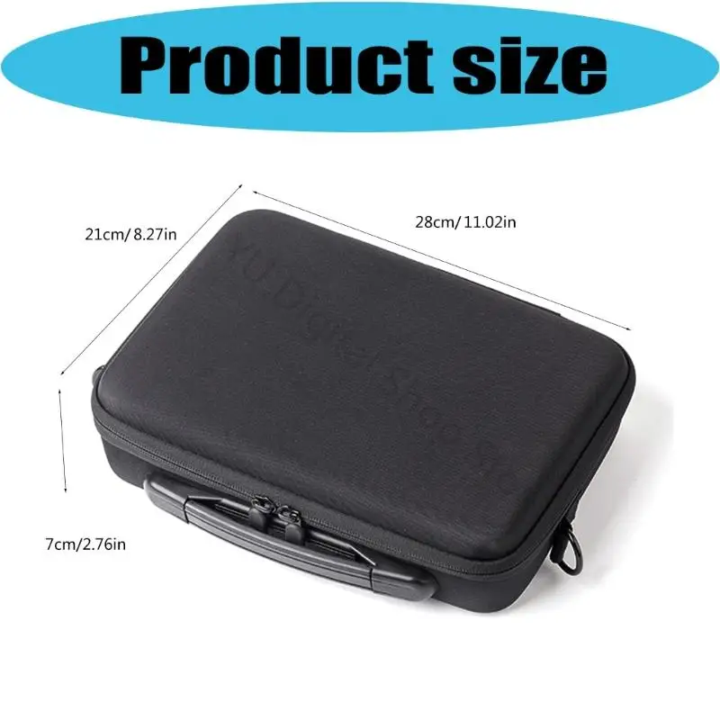 96BA Kompakte Kamerataschen für Action 6/5Pro-Kameras, Tasche mit Anti-Staub-Reißverschluss und abnehmbarer Schultergurttasche – Detail 6
