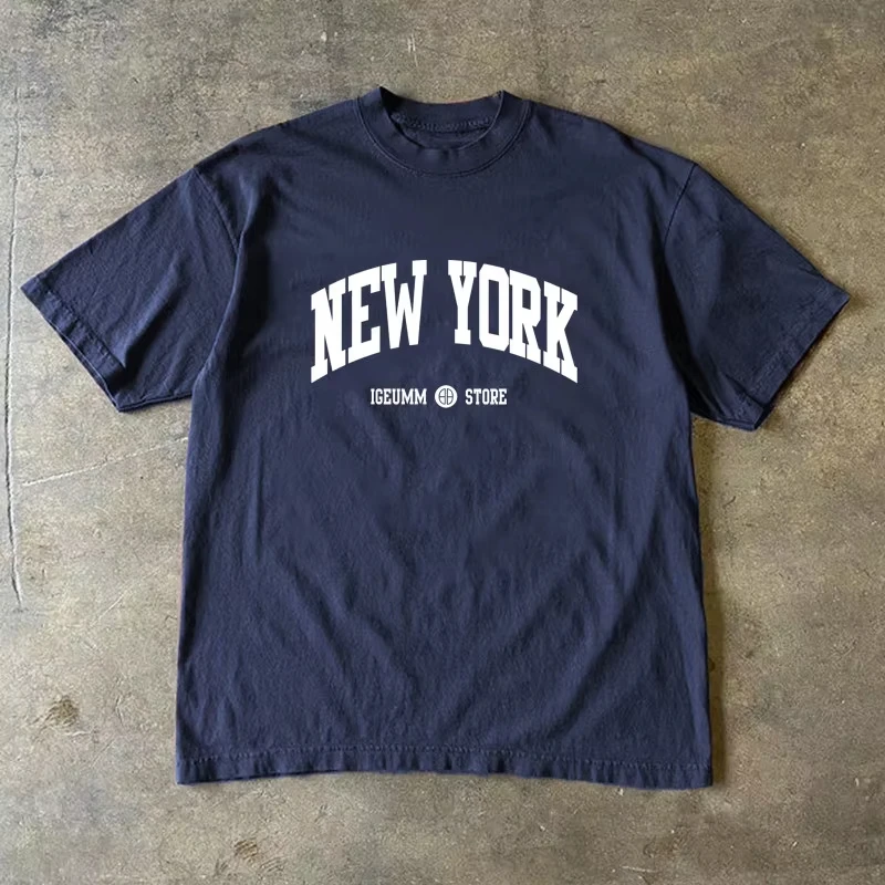 2026 New Cool Vintage NEW YORK - Men'S Fashion New York ulasan dan harga