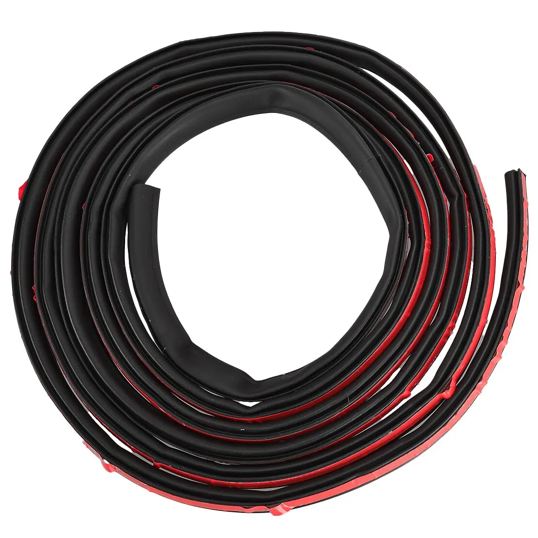 5m Car SUV Truck Lorry Wagon Van Door Seal Sealing Strip Rubber Weather Insulation Stripping Moulding Edge Trim 16.4FT Black