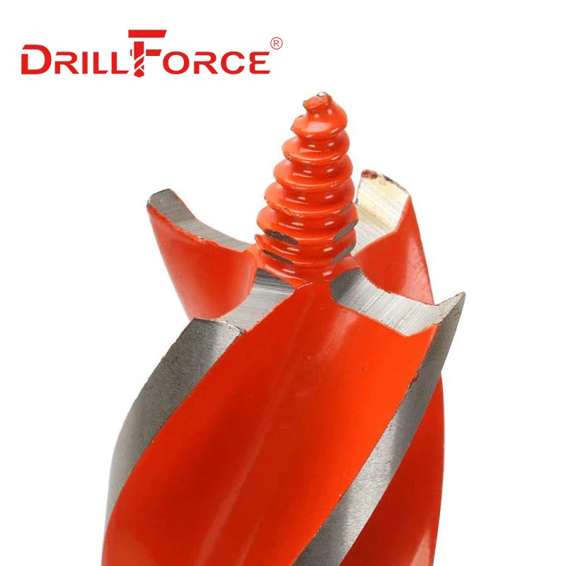 Сверло для сверления дерева Drillforce, устройство для резки дерева, 10-35 мм, 10/12/14/16/18/19/20/22/25/28/30/32/35 мм
