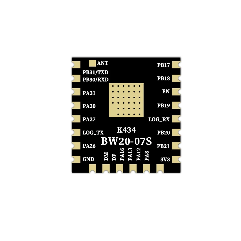 RTL8711 Módulo Soc Bluetooth Dual Band WiFi/BLE5.0 BW20-07S