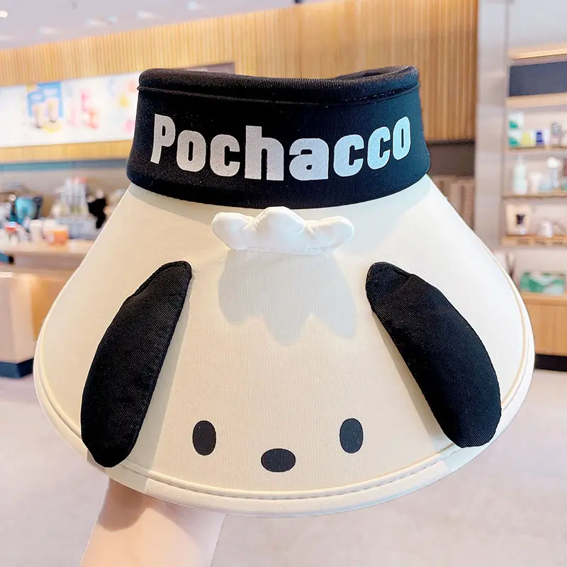 

Sanrio Hello Kitty Melody Cool Hat Sun Hat Cute Kawaii Multi-Color Summer Sunscreen and Windproof Outdoor Equipment for Children