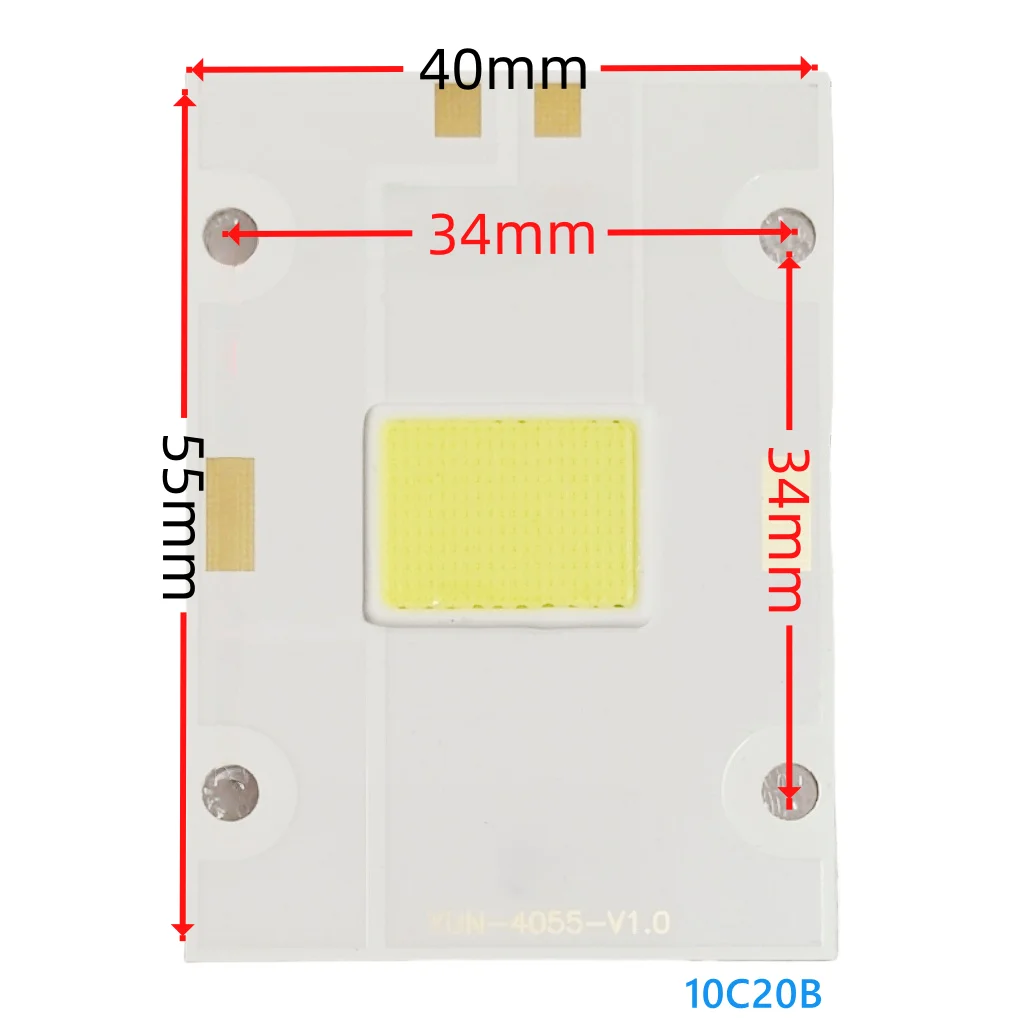 

Светодиодный источник света для проектора, лампа 10C20B, 200 шт., белое освещение, лампа высокой яркости, ремонт «сделай сам», видеопроекция YUN-4055