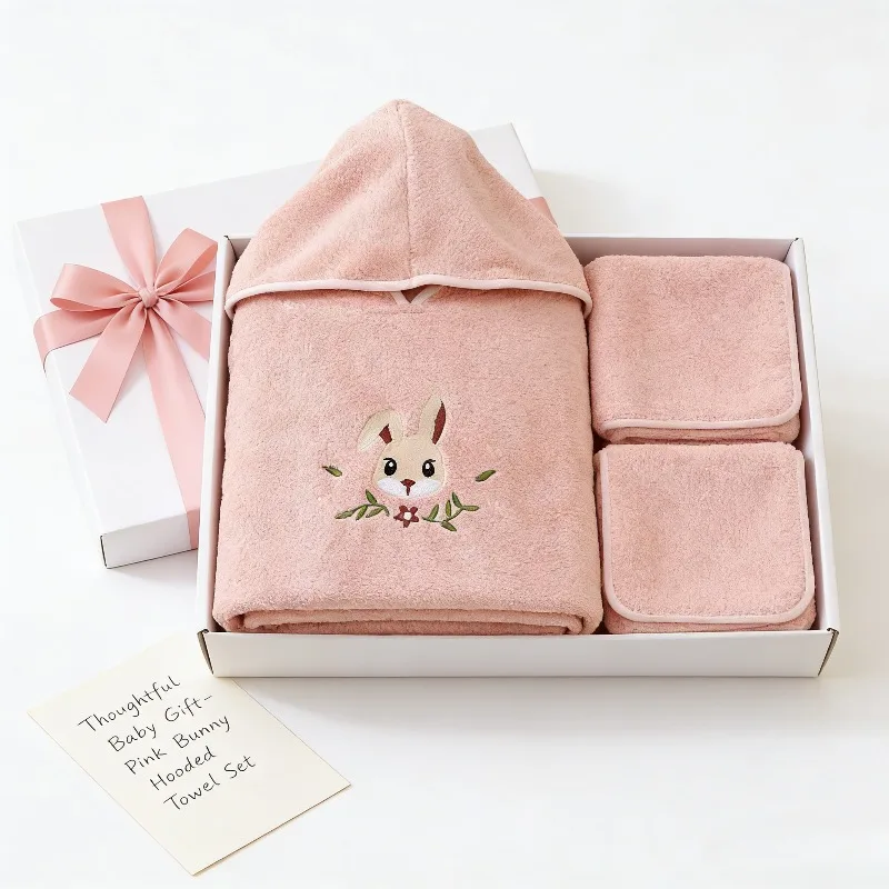 

Детское полотенце с капюшоном из кораллового флиса с вышивкой медведя, пончо, детский банный халат, впитывающая накидка для детского душа