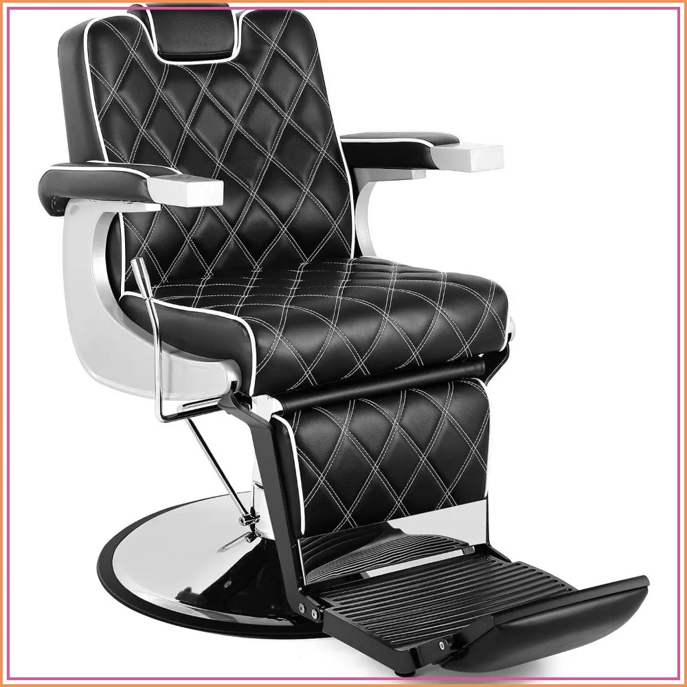 Artist Hand All Purpose Barber Chair Reclining for Barbershop Black