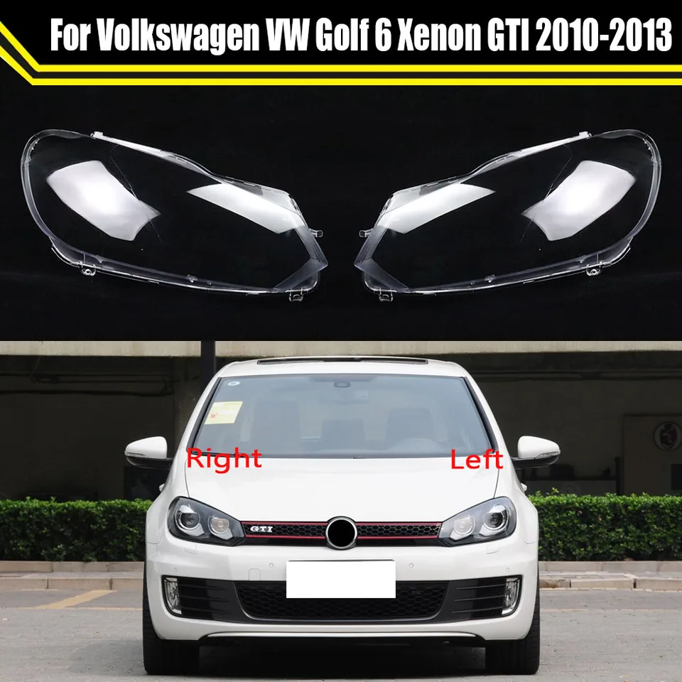 フォルクスワーゲンのヘッドライトカバー,キセノンゴルフ6用カバー,gti