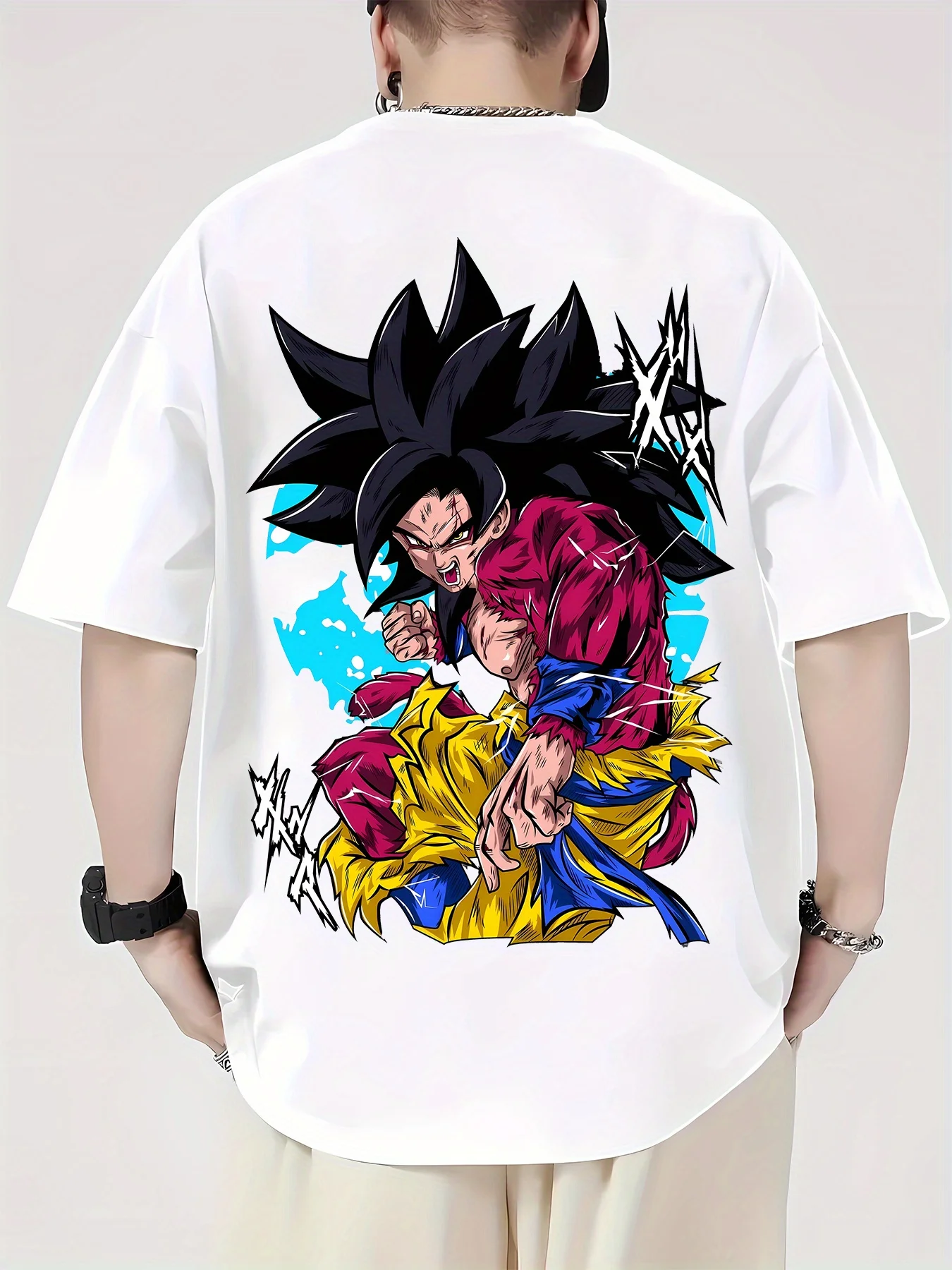 

Сон Гоку аниме Dragon Ball Harajuku летняя футболка мужская хлопковая фитнес-оверсайз винтажная уличная женская повседневная свободная футболка с короткими рукавами