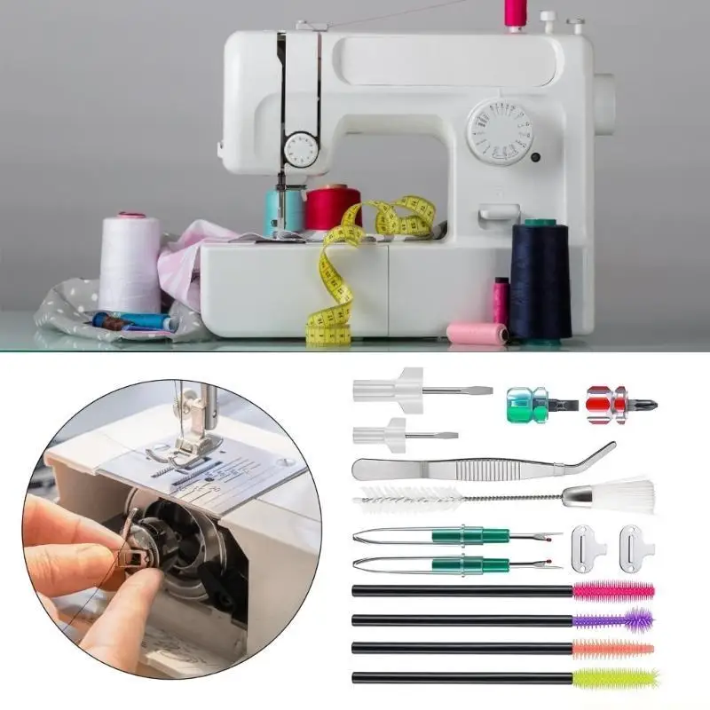 

QX2E 14Pieces Sewing Machine Accessires Sewing Machine Repair Tool