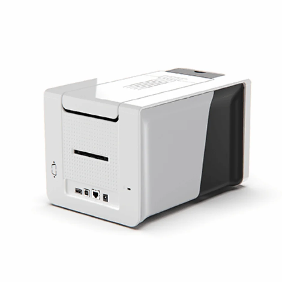 الأصلي Evolis Zenius سطح المكتب طابعة بطاقات PVC معرف آلة طباعة ملونة التسامي الوصول شارة IC صور Vip بطاقات قابلة لإعادة الكتابة