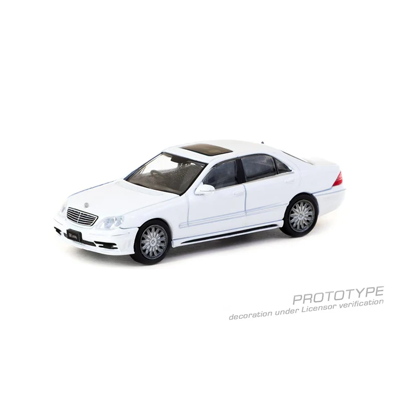 PreSale TW 1:64 S Class Wald White Diecast Diorama Car Model Collection Miniature Toys Tarmac Works