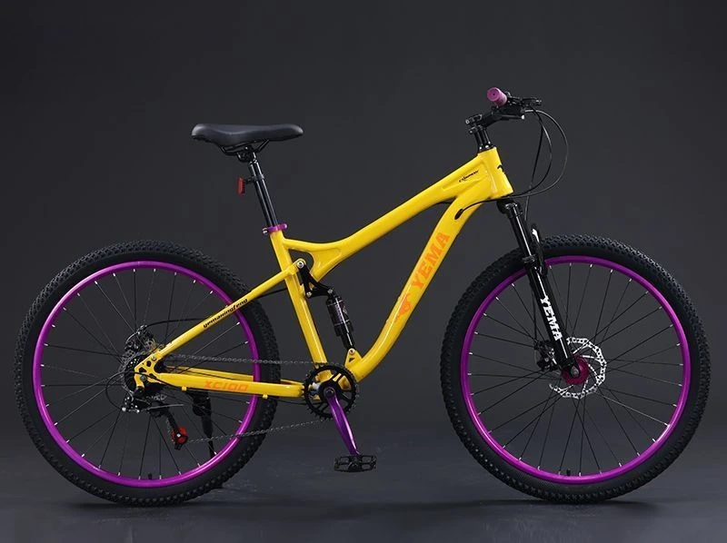 Mountain Bike Soft Tail, Dual Shock Absorption Soil Slope, Adult Teen Off Road Bicycle for School Outdoor Use