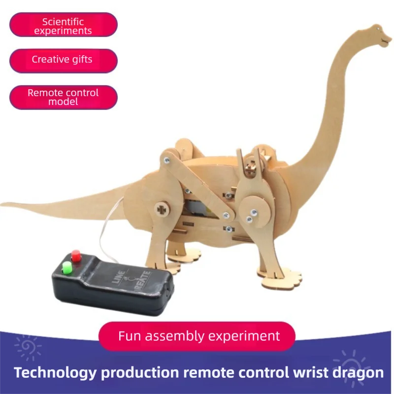 DIY Wissenschaft Spielzeug Kinder Pädagogische STEM Kits Dinosaurier Modell Technologia Experimentelle Werkzeug Holz Puzzle Spiele Schule Versorgung