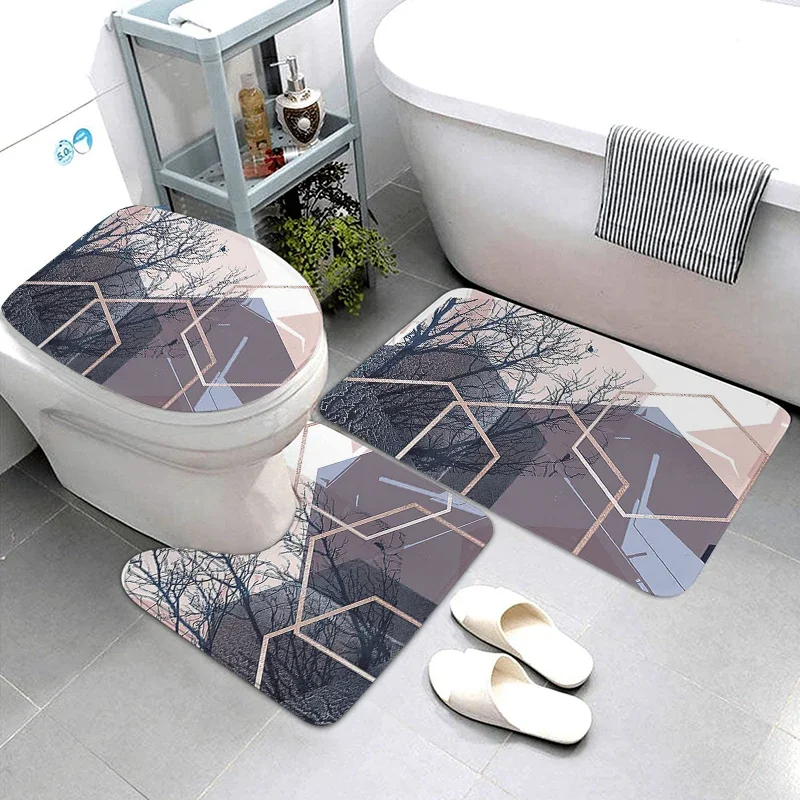 Soft Water Absorption Floor Mat Anti-slip Bathroom Door Mat Oval Shape Bath Mat 40*60/50*80/45*120cm Home Decor Floor Rug Carpet