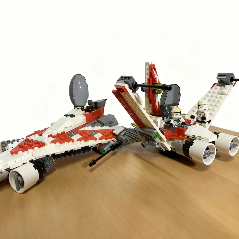 NEW 186PCS Star Battle Movie V 19 Torrent Space Fighter Model DIY Creative Display Assembly Building Blocks Birthday Gift 75388 - view 3
