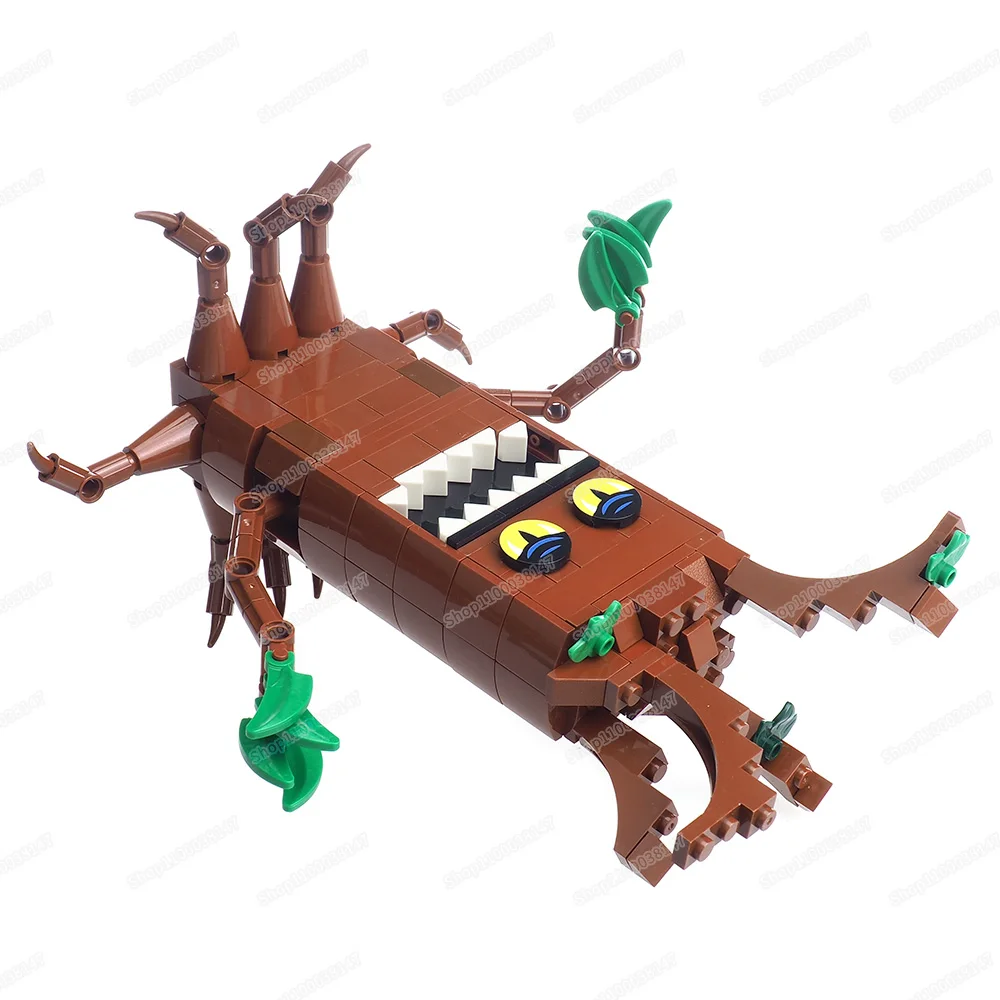 Mutatie Dode Boom Bouwsteen MOC figuren Uitdaging Vermijd Boomwortels Sprong Scène Magische Boom Monster Model Kinderen Geschenken Speelgoed