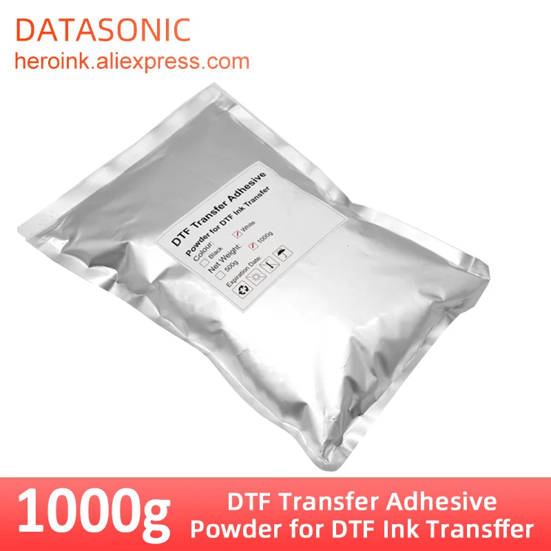 NEW DTF Kit 1000g White Hot Melt Powder For DTF Polyamide Powder on Cotton Hot melt Poliamida material For PET film