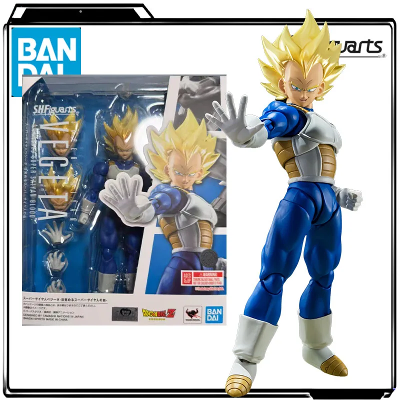 بانداي حقيقية S.H.Figuarts أنيمي الشكل سوبر سايان فيغيتا ألعاب شخصيات الحركة لصبي أطفال هدية تحصيل نموذج الحلي