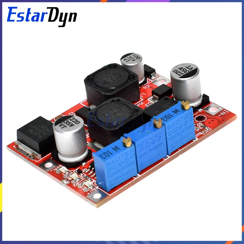 Estardyn LM2596S LM2577 DC-DC 벅 부스트 컨버터 4-35V ~ 1.2-25V 4A 조정 가능한 CC CV 스텝 업/다운 전압 레귤레이터 모듈