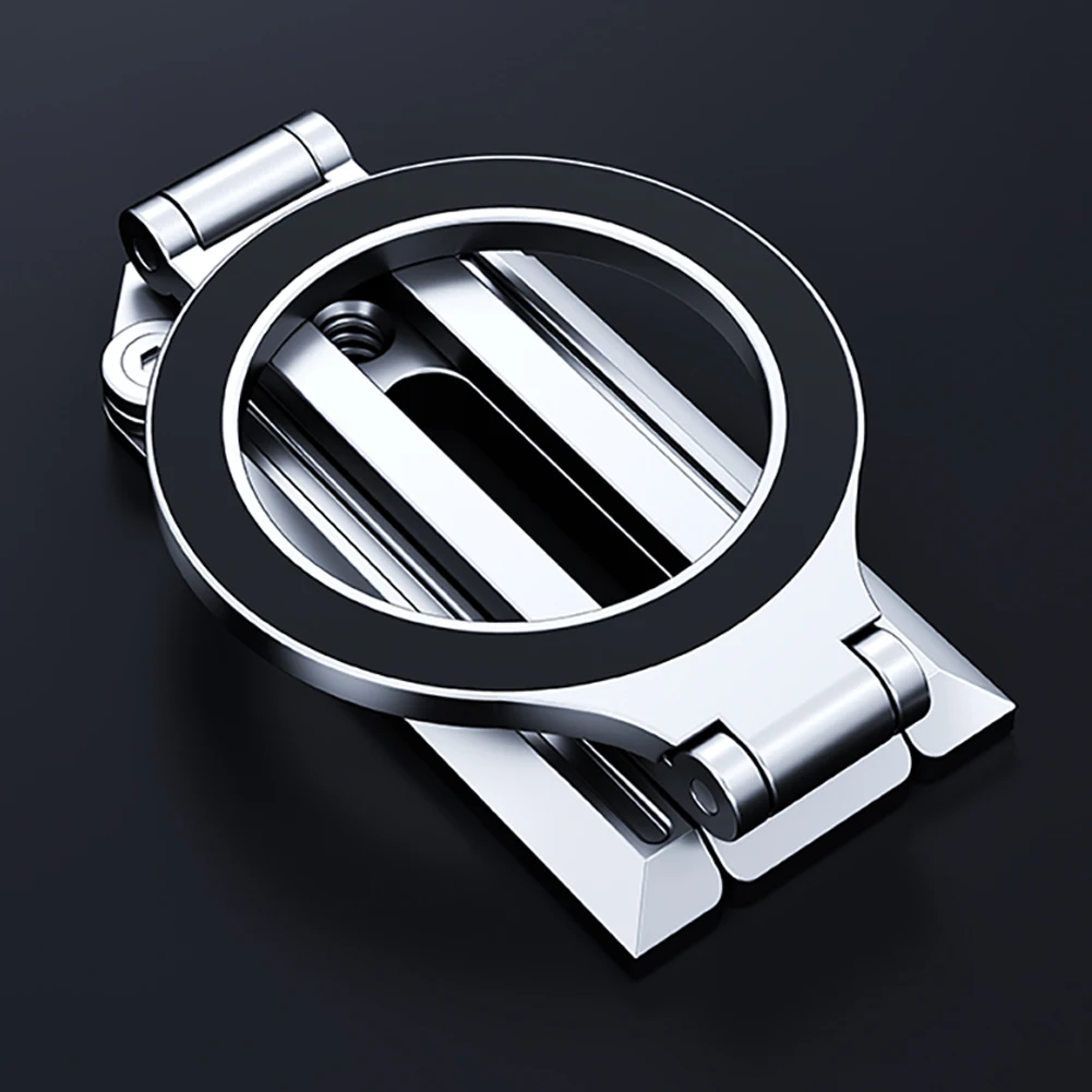 Soporte magnético plegable para teléfono, soporte de escritorio para teléfono inteligente de aleación de aluminio, soporte portátil multifuncional para teléfono de escritorio Magsafe