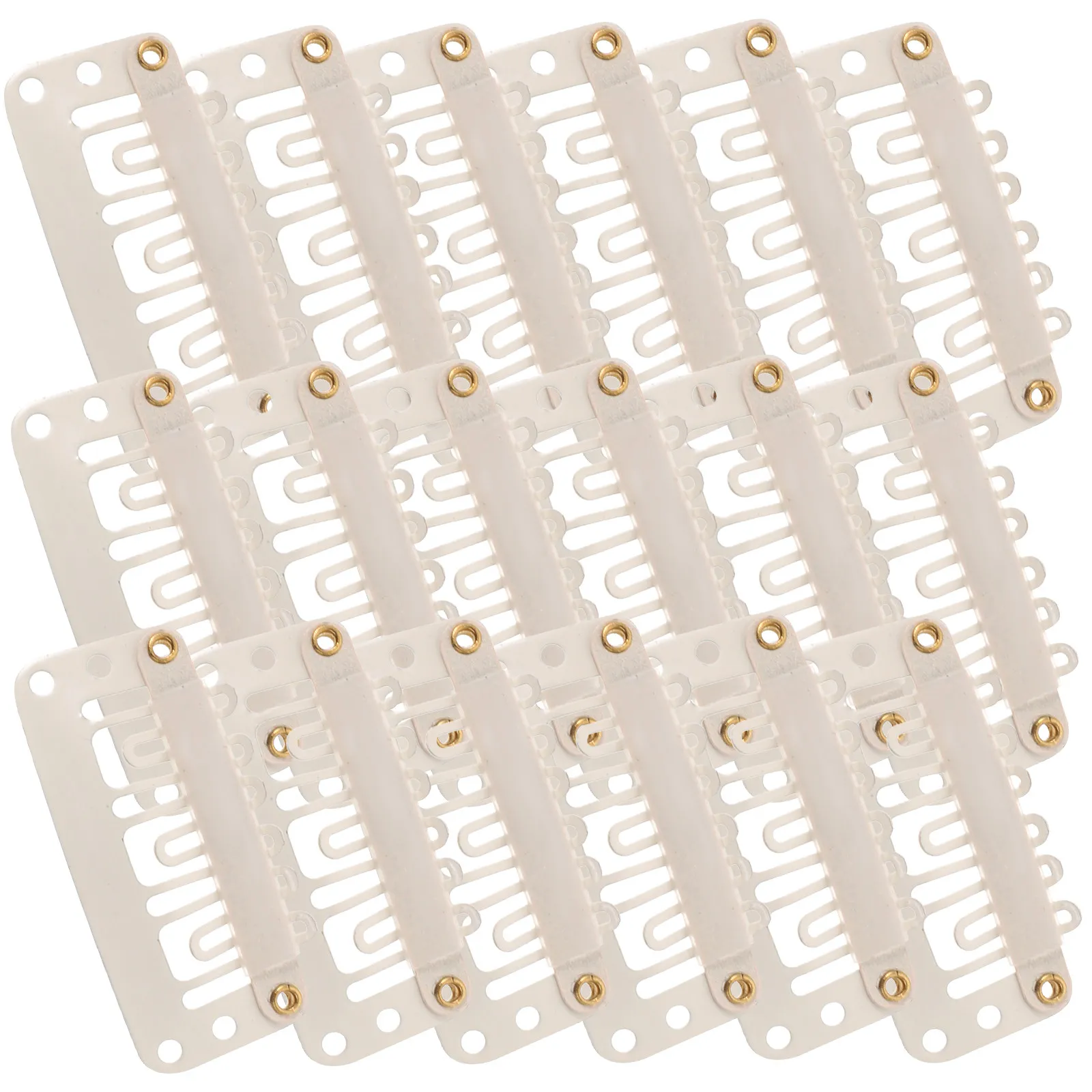 60Pcs Clip Metal Hair Extension Clips Strong Snap Clips for Women Wigs Hairpieces Clip Hairpin Hairdressing Tool