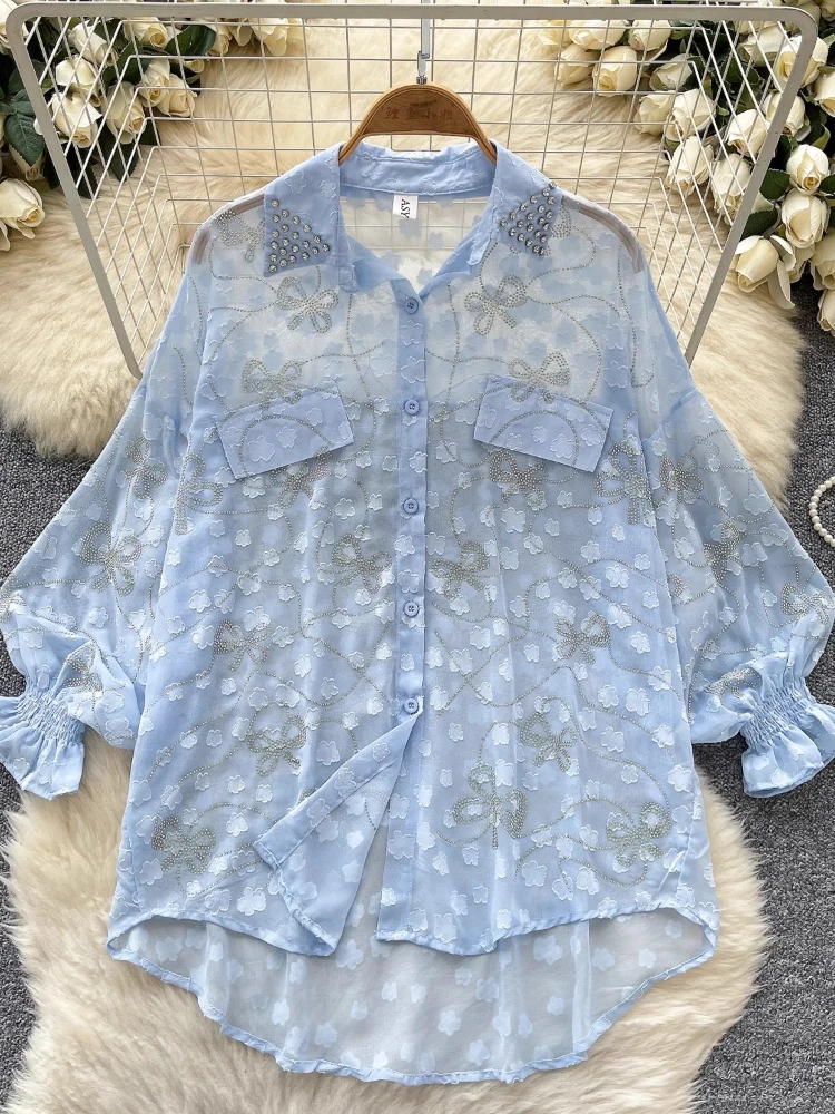 Women's Shirt Bowknots Hot Rhi - đánh giá và giá French Street Fashion