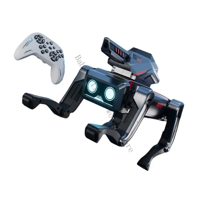Plastikowy robot-pies AI ze zdalnymi operacjami Programowalny czworonożny robot-pies AI do towarzystwa dzieci B2EB