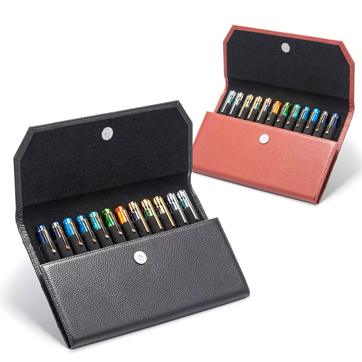 estuche-para-plumas-estilograficas-de-12-ranuras-bolsa-de-almacenamiento-para-boligrafos-estuche-para-lapices-de-cuero-minimalista-impermeable-negro-marron-para-utiles-escolares-y-de-oficina
