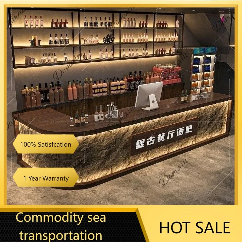 91N Restaurant Front Desk Reception Counter Barber Classic L Shaped Reception Desk Beauty Salon Mostrador Recepcion Office Furni