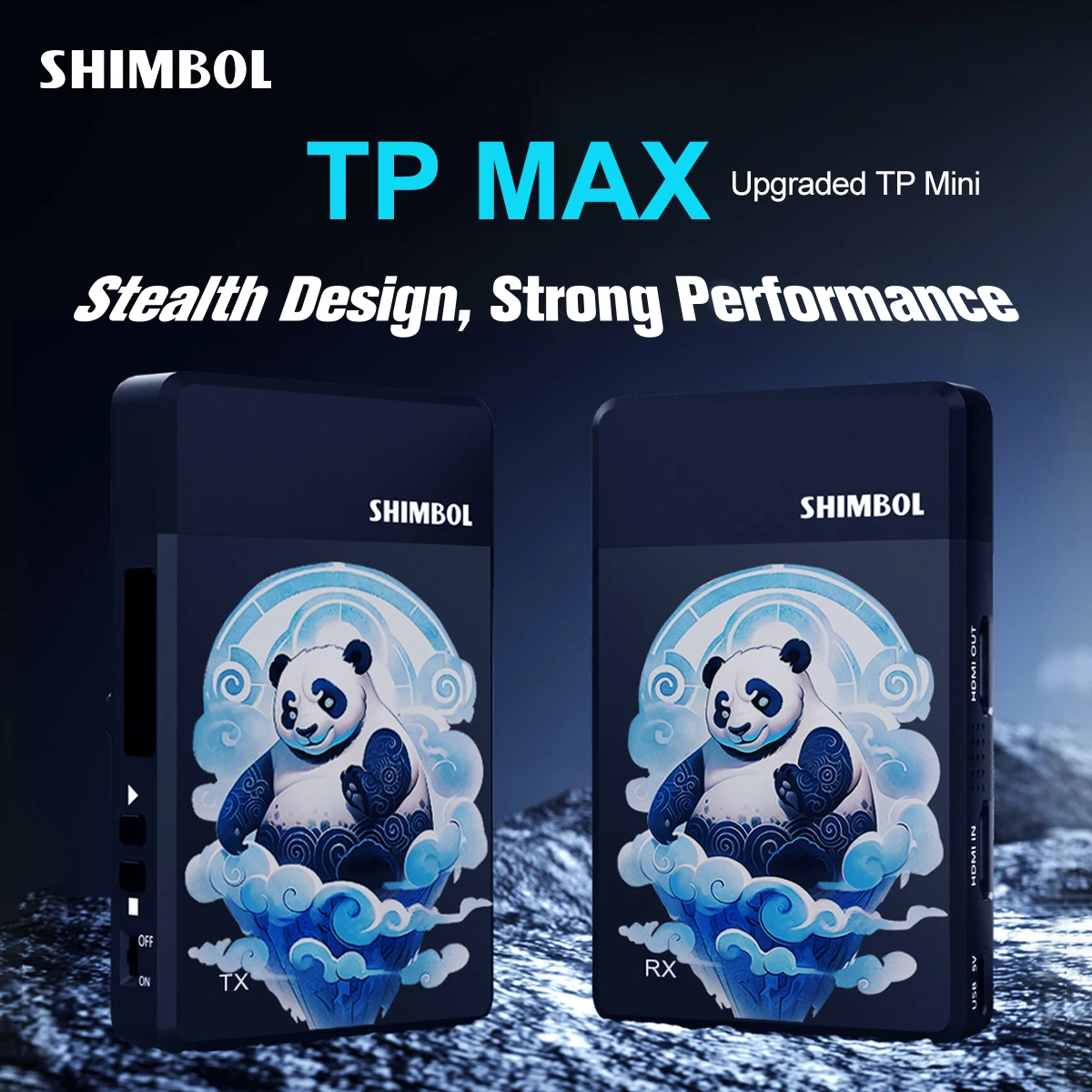 SHIMBOL TP MAX 350m/1000ft Wireless Video Transmission System HD Image 1080P 60 Transmitter & Receiver Set Upgraded TP Mini