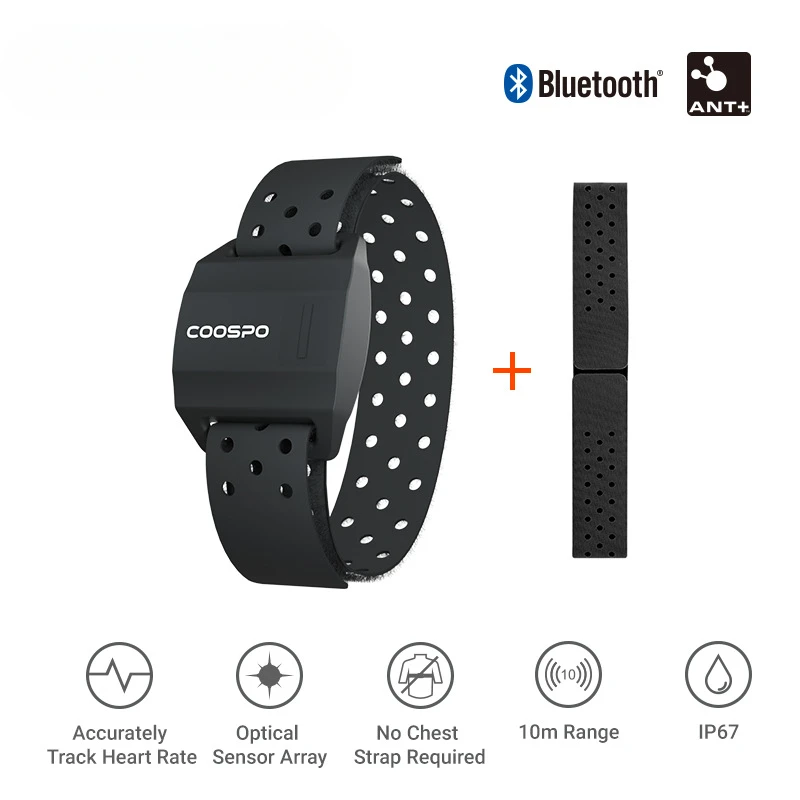 

Монитор сердечного ритма, наружный оптический фитнес-датчик, Bluetooth 4,0 ANT для Garmin Wahoo