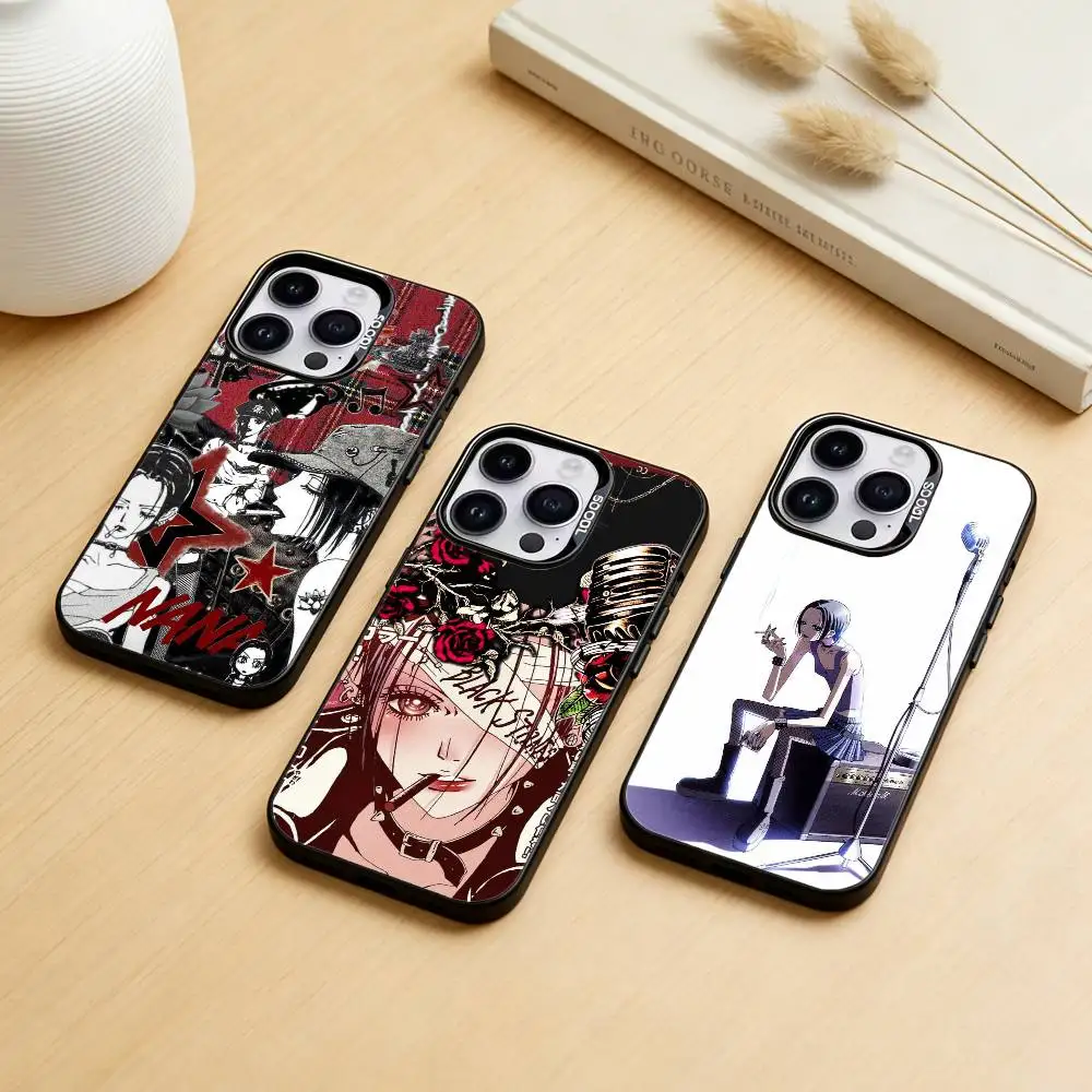 

Anime Oosakis N-Nanas Phone Case For iPhone 17,16,15,14,13,12,11,Pro Max,Plus Candy Silver Cover