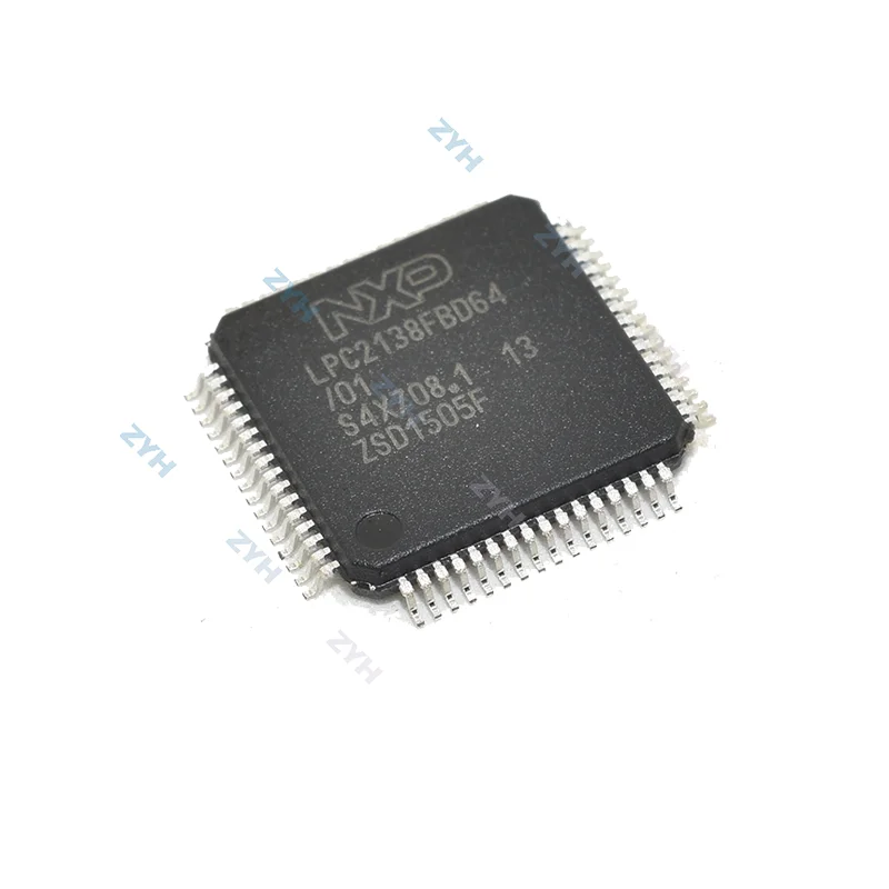 Brand New&Original  LPC2138FBD64/01   	 ARM7® LPC2100 Microcontroller IC 16/32-Bit 60MHz 512KB (512K x 8) FLASH