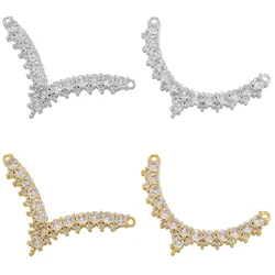 ZHUKOU crystal necklace connectors DIY handmade pendants necklace Jewelry accessories high quality Jewelry materials VS538