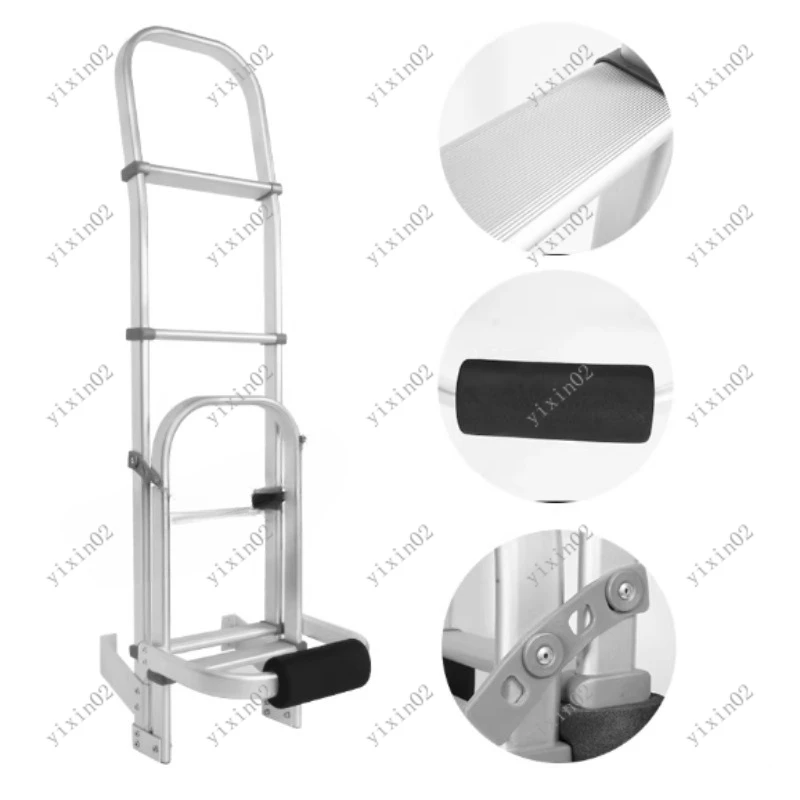 Folding Aluminum Rear Ladder RV Modification Accessory Kit V80 Tailgate Climbing Outdoor Ladder for Easy Access And Storage